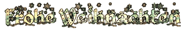 Frohe Weihnacht Glitzer Text