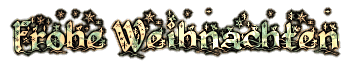 Frohe Weihnacht Glitzer Text