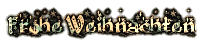 Frohe Weihnacht Glitzer Text