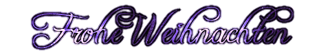 Frohe Weihnacht Glitzer Text
