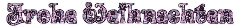 Frohe Weihnacht Glitzer Text